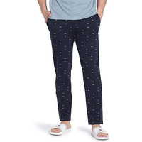 U.S. Polo Assn. Men Signature Print Lp002 Lounge Classic Pants-Pack Of 1 (Navy L), Mid Rise