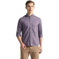 U.S. Polo Assn. Men's Solid Regular Fit Shirt (Ussht1947_Purple