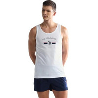 U.S. Polo Assn. Cotton Men's Solid Regular Fit Fashion Vest (Oev02-Pl_White, Medium