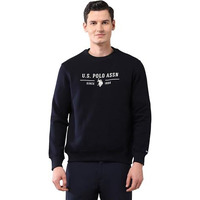 U.S. Polo Assn. Men's Cotton Crew Neck Sweatshirt (Usswsf0221_Navy