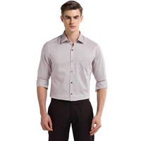 Arrow Men's Cotton Regular Fit Shirt (Araeosh1730_Maroon, 40
