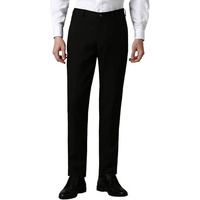 Louis Philippe Men's Super Skinny Mid Rise Pants (Lptfmssba12976_Brown, 34