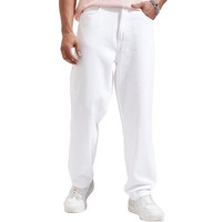 Highlander Men's Relaxed Jeans (Hljn003443_White_M)