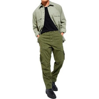 Max Urb_N Men Relaxed Fit Mid Rise Cargo Trousers, Green, 30