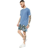 Max Men Striped Raglan Sleeve Sport T-Shirt (Spchsmp24107Atblue)_M