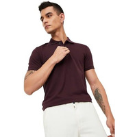 Max Men's Regular Fit T-Shirt (Ss25Sptpqp01_Wine