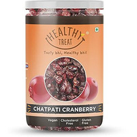 Healthy Treat Chatpati Cranberry 250 G | High Nutrient And Antioxidant | Dried Cranberry Dry Fruit | Antioxidant Rich, Dried Sliced Cranberries, Healthy Snack | Masala Cranberry | Chatpati Cranberries