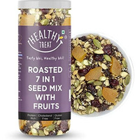 Healthy Treat Roasted 7 In 1 Seed Mix With Fruits 150Gm | Trail Mix | Seeds Mix | Roasted Seeds Mix For Eating | The Ultimate Protein-Rich Snacks | Mixed Seeds For Weight Loss | Nutritious Roasted Seed Mix With Fruits | Healthy Snacks