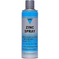Aerol Zinc Rich Cold Galvanizing Spray (Bright Silver Coating), Grade 3060 (350G/493 Ml) - Excellent Corrosion Protection & Weather Resistance For All Metal Surfaces