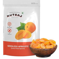 Nutraj Dried Turkish Pitted Apricots 200G | Seedless Apricots | Dry Fruits | Khumani