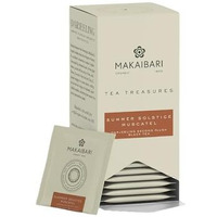 Tea Treasure Summer Solstice Mascatle | 25 Envelope Tea Bags | 50 Gm | Second Flush Black Tea | Organic Certified | Premium Black Tea