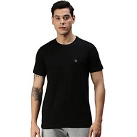 Onn Men's Solid Regular Fit T-Shirt Nc422_Bl_1Pc_Black_Medium: 90-95 Cms