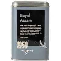 1950 Origins Royal Assam | Premium Black Tea | Kadak Chai | 100% Natural Loose Leaf Tea | Pure Assam Ctc Tea Leaves | Rich, Strong & Fresh | Tin Caddy,150G