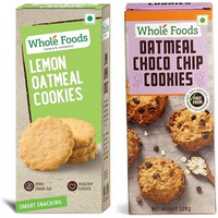 Whole Foods Gluten Free Cookies Combos |Lemon Oatmeal| Oatmeal Chocolate Chip| Pack Of 2