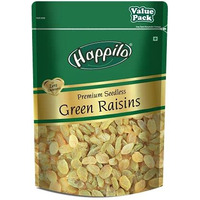 Happilo Premium 1Kg Seedless Green Raisins | Rich In Iron & Vitamin B | High In Antioxidants