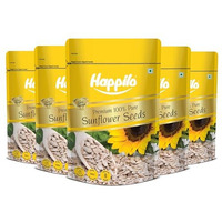 Happilo Premium Raw Sunflower Seeds For Eating Without Shell 250G Each (Pack Of 5), Healthy Protein Snack For Diet Food
