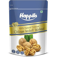 Happilo Premium International Chilean Inshell Walnuts 500G | Fresh And Natural Dry Fruit For Snacking & Baking | Delicious & Crunchy Walnuts | Rich In Protein, Iron & Antioxidants | Premium Akhrot | Rich In Omega-3