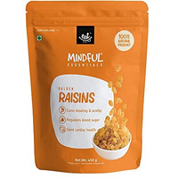 Eat Anytime Premium Organic Golden Raisins | Non Gmo & Gluten Free | No Added Sugar & High In Fiber | Golden Raisins Seedless, Seedless Raisins | Golden Raisin/Kishmish - 450Gm, Fresh