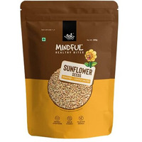 Eat Anytime Mindful Helathy Roasted & Lightly Salted Sunflower Seeds | High Protein & Fiber | Gluten Free | Healthy Snack For Breakfast | Control Hypertension | Roasted Sunflower Seeds - 250Gm