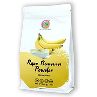 Saipro Ripe Banana Powder 200 Gm, Banana Powder To Make South Koreans Banana Milk For Baby Food, Kids Weight Gain, For Food| Juice| Smoothie| Ingredient In Beverages, Cooking,Baking, Cosmetics, All Natural No Added Sugar | No Preservatives