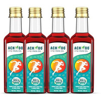 Achoo Ortho Care Pain Relief Oil 100Ml (Pack Of 4) For Joint, Muscle & Body Pain, Sports Injuries & Sprains