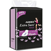 Jumbo Extra Sure Maxi Pads 40 For Women And Girls Xxxl Size