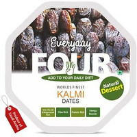 Everyday Four Kalmi Dates | 400 Fresh & Soft Khajoor Dry Fruit With Natural Sweetness | Vegan Plant Based Dates | High Protein Dry Fruits | Healthy Snacks For Daily Use