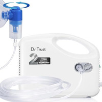 Dr Trust Usa Compressor Nebulizer Machine Complete Kit For Adults And Kids With Mask (White)