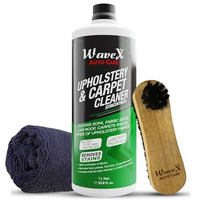 Wavex Upholstery & Carpet Cleaner (1L) | Can Be Used As A Car Interior Cleaner For Car Seat Cleaner, Sofa Cleaner, Carpet Cleaner, Car Roof Cleaner & More | Includes Cleaning Brush & Cloth