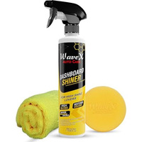 Wavex Dashboard Shiner 350Ml Car Dashboard Polish | Car Polish Spray For Interior Plastic, Leather, Vinyl & Rubber | Dashboard Polish For High Shine & Protection
