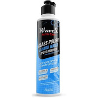 Wavex Glass Polish & Hard Water Stain Remover 350Ml | Car Polish For Windshield, Glass & Mirrors | Car Glass Polish, Works As A Glass Cleaner, Provides Optical Clarity