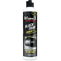 Wavex Black Trim Renew Plus | 350Ml Plastic & Rubber Restorer | Revives Faded Exterior Trim & Bumpers | Long-Lasting Uv Protection | Wash Resistant