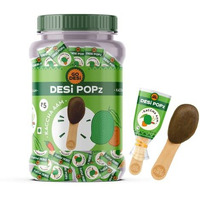 Go Desi Popz Kaccha Aam | 100 Pieces | Aam Candy | Fruit Snacks | Sour Candies | Lollipop | Raw Mango Candy