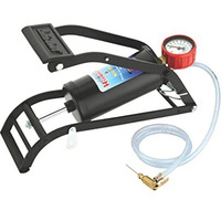 Airmaker Am006 Air Foot Pump Black Powder Coated Body Use For Car Or Motorbike Or Bicycle Tyre Air Filling 150 Psi