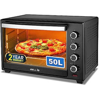Ibell Eo50Lgdlx Otg 50 Litre,Convection Oven Toaster Griller With Motorized Rotisserie,5 Heating Modes,2000 Watt (Black),2000 Watts,50 Liter