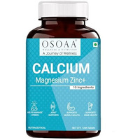 Osoaa Calcium Magnesium Zinc (Zma) With Vitamin D2, K2 & B6 Supplement  Support For Muscle Growth, Bone Strength & Deep Sleep For Men & Women  120 Veg Tablet