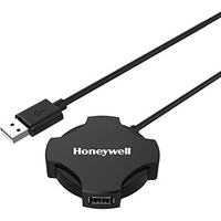 Honeywell 4 In 1 Ultra Slim Usb Hub 2.0,1.2Meter(4 Feet) Cable, With A Transfer Speed Of 480Mbps, Universally Compatible With All Usb Pc Speaker Laptop Hard Drive Keyboard Printer Pen Drive