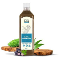 Everherb (By Pharmeasy) Karela Jamun Juice For Diabetes - 1L | Helps Control Blood Sugar Level & Weight Management | Ayurvedic 100% Natural Sugar Free | Suitable For Diabetes & Prediabetes - 1000Ml