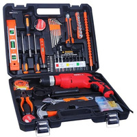 Ibell Professional Tool Kit With Impact Drill Td13-100, 650W, Copper Armature, Chuck 13Mm Keyless Auto, 115 Home Essential Tools/Accessories