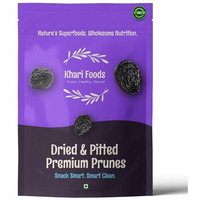 Khari Foods Premium Dried Prunes 200G, Dried & Pitted Plums, High Fibre, Health Snacks, No Added Sugar