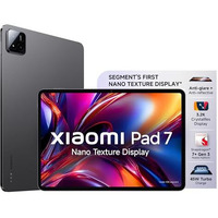 Xiaomi Pad 7 Nano Texture Display| Snapdragon 7+ Gen 3| 3.2K Display (28.44 Cm /11.2") Tablet| 12Gb, 256Gb| Anti-Reflective| Anti-Glare| Hyperos 2| 68 Bn+ Colours| Dolby Vision Atmos | Graphite Grey