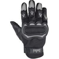 Steelbird Full Finger Bike Riding Gloves With Touch Screen Sensitivity At Thumb And Index Finger, Protective Off-Road Motorbike Racing (Large, Black Grey)(Polyester, Cycling)