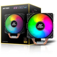 Ant Esports Ice-C612 V2 Argb Cpu Cooler| Support Intel Lga1200, Lga115X, Lga20Xx, Lga1366, Lga1700 And Amd Fm1, Fm2, Fm2+, Am2, Am2+, Am3, Am3+, Am4, Am5