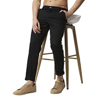 Thomas Scott Men Millennium Slim Fit Chino Pants Black