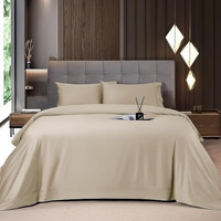 Mush 100% Bamboo Bedsheet For King Size Bed With 2 Pillow Covers | Luxuriously Soft, Breathable And Naturally Anti Microbial Thermoregulating Bed Sheet 400 Tc (Royal Beige)
