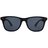Intellilens | Branded Latest And Stylish Sunglasses | 100% Uv Protected | Light Weight, Durable, Premium Looks | Men & Women | Black Lenses | Wayfarer | Medium