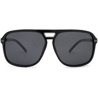 Intellilens | Branded Latest And Stylish Sunglasses | Polarized And 100% Uv Protected | Light Weight, Durable, Premium Looks |Women | Black Lenses | Pilot | Medium