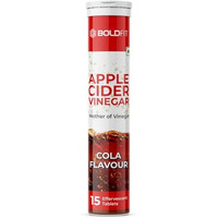 Boldfit Apple Cider Vinegar Tablets With Mother Acv Effervescent Tablets For Immunity, Digestion, Acv Tablets Acv Apple Cider Vinegar Tablet With Cola Flavor-(Pack Of 1), 1 Count, 15 Capsules