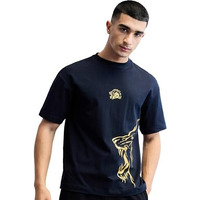 Boldfit Cotton Men's Oversized Fit Tshirt(Cskostlionblacks_Black S)