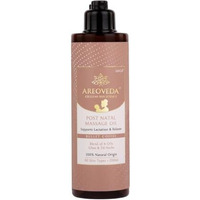 Areoveda Pain Relief, Post Natal Massage Oil (200Ml) With A2 Ghee, Ashwagandha Extract, Almond (Badam) Oil & Shatavari | Post-Delivery Care Oil For Deep Moisturisation & Relaxation | Massaging Supports Lactation | Lab Tested, Ecocert Certified, & Ewg Verified | Non-Greasy & Non-Sticky.